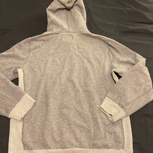 Abercrombie Grey Distressed Hoodie - Picture 6 of 6